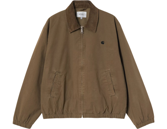 Carhartt WIP - Madison Ripstop Garment Dyed Dark Beech/Black - Jacket - green - L - 100% Cotton