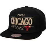 Mitchell and Ness NBA Chicago Bulls Love Snapback Gorra Negro