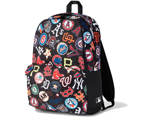 New Era MLB All Over Teams Logo Backpack Black - 22.95