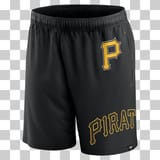 Fanatics MLB Pittsburgh Pirates Pantalones cortos negro