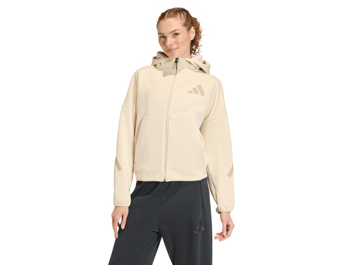 Adidas White Z.n.e Hooded Jacket Women Small