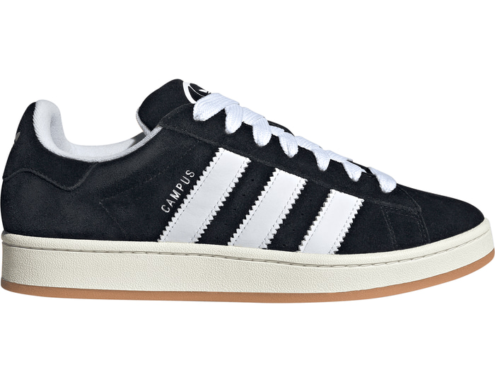 Adidas Campus Women's Sneakers - Black - Size 4 - Suede