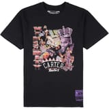 Mitchell and Ness Toronto Raptors NBA Player Retro Photo Vince Carter Camiseta de manga corta Negro