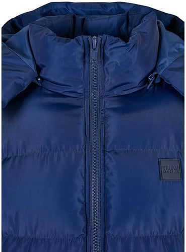Urban Classic Hodded Puffer Chaqueta Mujeres Azul — foto 5