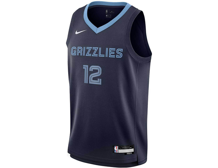 Nike NBA Los Angeles Lakers Memphis Grizzlies Swingman Icon Ja Morant Maillot Enfants Bleu Cgrijm