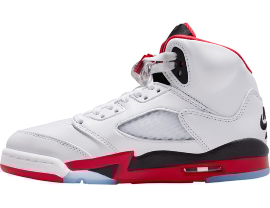 Jordan Air Jordan 5 Retro OG Fire Red GS Kids White C101