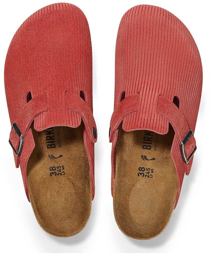 Birkenstock Boston VL Corduroy Sienna Reds Red — foto 3