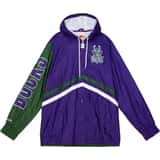 Mitchell and Ness NBA Milwaukee Bucks Windbreaker Chaqueta Morado
