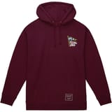Mitchell and Ness Branded Flag Hoody Morado