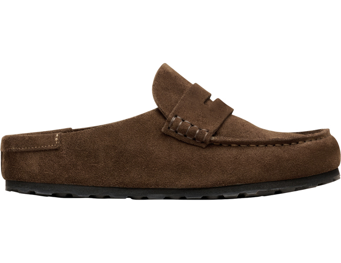 Women's Birkenstock Naples Suede Carafe Regular Clogs - Brown - Size: 7