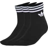 adidas Originals 3 Stripes Ankle 3er Pack Calcetines Negro