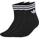 adidas Originals 3 Stripes Ankle 3er Pack Calcetines Negro