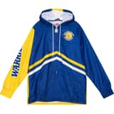 Mitchell and Ness NBA Golden State Warriors Windbreaker Chaqueta Azul