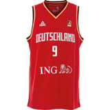 Peak Germany Fiba Deutschland Basketball Denzel Agyeman Jersey Red