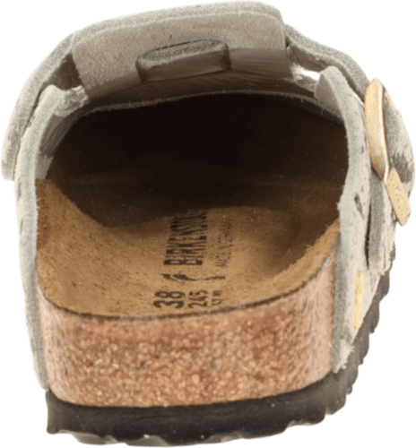 Birkenstock Zuecos De Piel Boston (ajuste Estrecho) Beige — foto 5