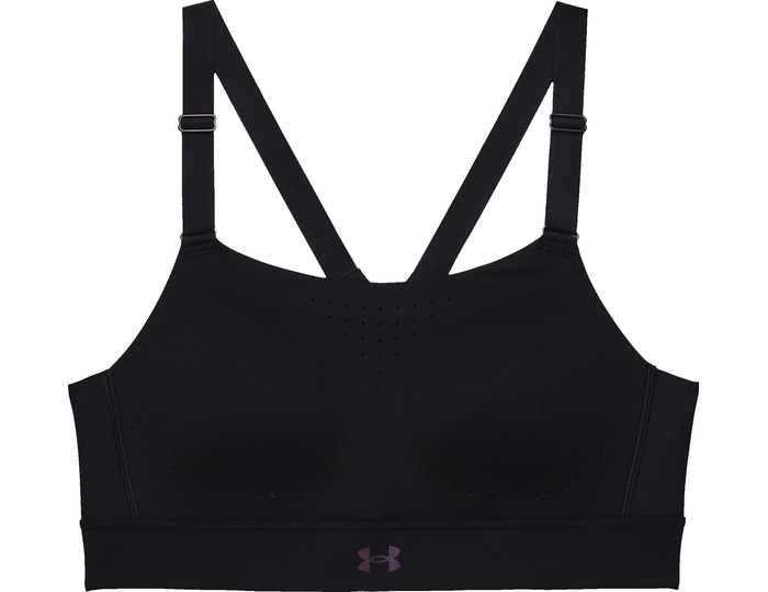 Under Armour Rush High Sport-bh Dames Zwart K001