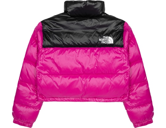 The North Face Nuptse Croppedt Jacke Damen Rosa