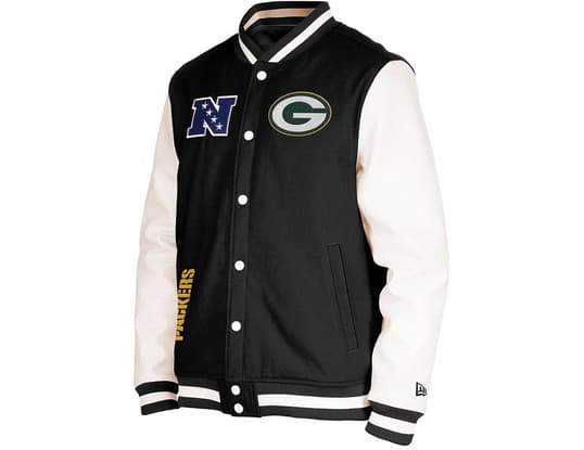New Era Green Bay Packers Varsity Jacket Black - €107.96 New Era Green Bay Packers Varsity Jacket Black - €107.96