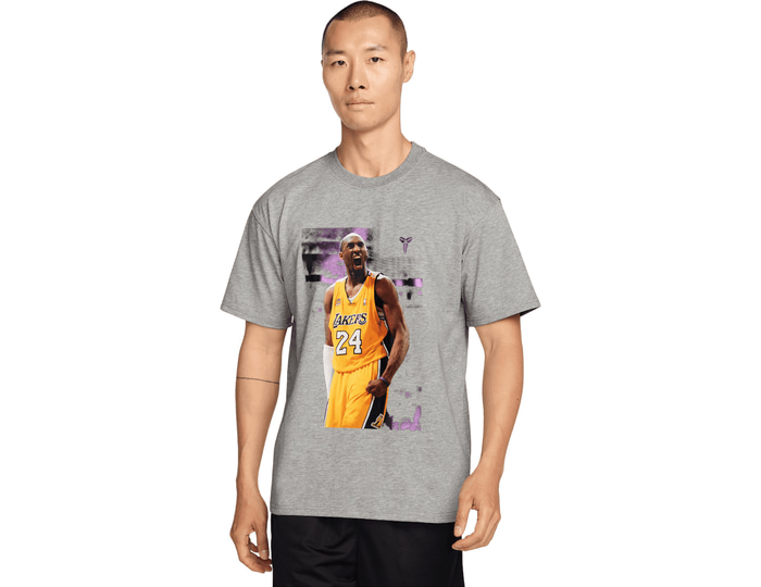 Nike Kobe Men T-Shirts - Grey - Size M - Cotton Jersey