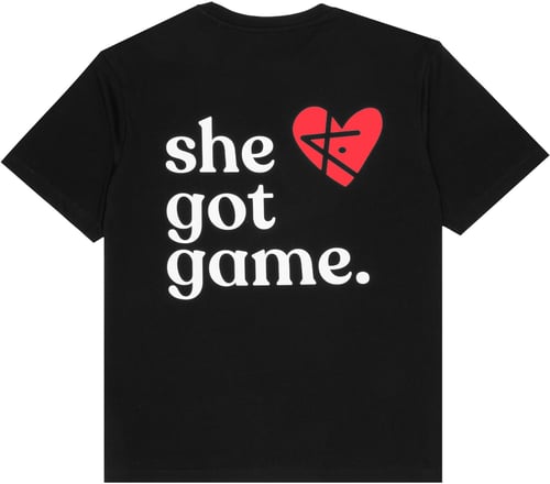 Kickz She Got Game ATIGA Camiseta de manga corta Negro — photo 3