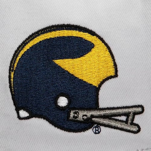 Mitchell & Ness Mitchell and Ness NCAA Michigan Wolverines Tail Sweep Pro Gorra Azul — photo 7