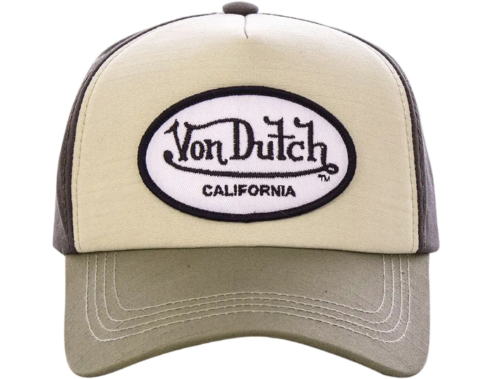 Von Dutch - Snapback Baseball Cap TOI1 | One Size | Verstelbaar | Druksluiting - Beige