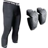 Gamepatch 3/4 Abrasiresistant Knee Padding Tight Malla negro