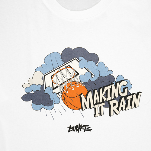 Kickz Making It Rain Camiseta de manga corta Blanco — foto 3