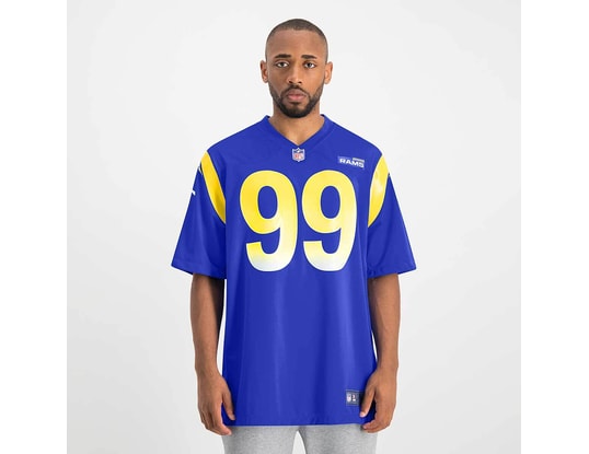 【新品タグ付】ロサンゼルス・ラムズ ドナルド 99 ユニフォーム M　ナイキ Nike The Nike Tee Aaron Donald Number 99 Los Angeles Rams LA
