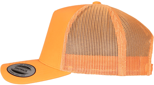 Flexfit Retro Trucker Cap Orange — photo 4