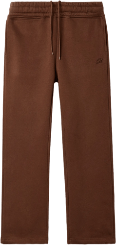 Burocs Wide Leg Pantalones de chándal Marrón