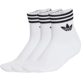 adidas Originals 3 Stripes Ankle 3er Pack Calcetines Blanco