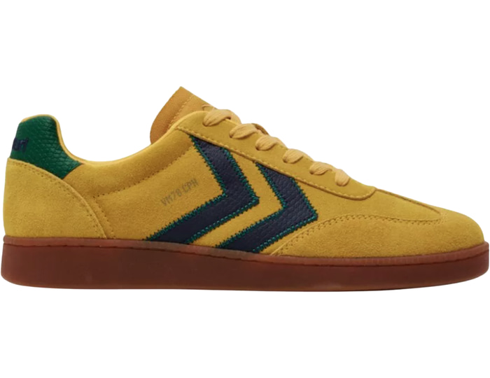 Hummel herensneaker geel en blauw