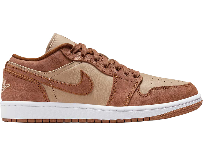 Jordan Air Jordan 1 Low damessneaker bruin