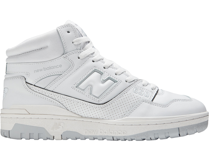 New Balance 650 herensneaker wit, zwart, grijs en beige