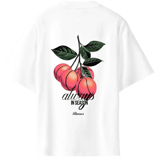 Burocs Oversize Ballrange Camiseta de manga corta Blanco — foto 2