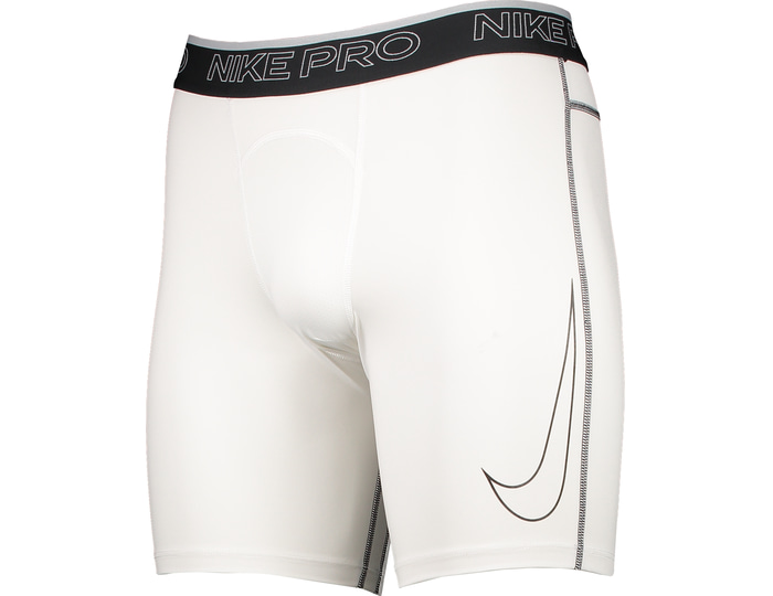 NIKE  Pro Compression Short Dri-fit - Blanc/noir, pointure Small
