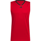 adidas Legends 3 Stripes Camiseta de tirantes Rojo