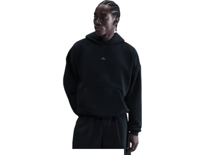 Nike Black Standard Issue Secondary Brushed Hoody C010 Large
