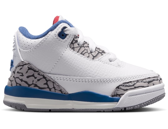 Product gallery, 1 of 10, Jordan Air Jordan 3 Retro True Blue TD Bambini Bianco C104