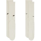Nike Crew 2Er Pack Socken Calcetines Beige C133