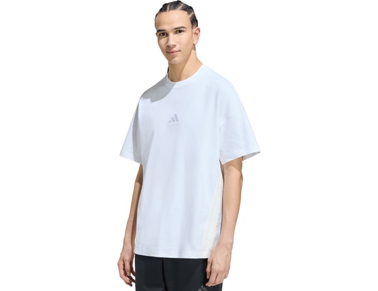 Produktgalerie, 1 of 4, adidas 3 Stripes Loose T-Shirt Weiß