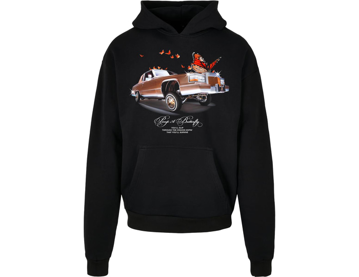Mister Tee Black Pimp A Butterfly O Hoody Small