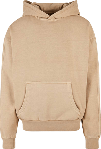 Urban Classic Terry Garmet Dye Hoody Beige