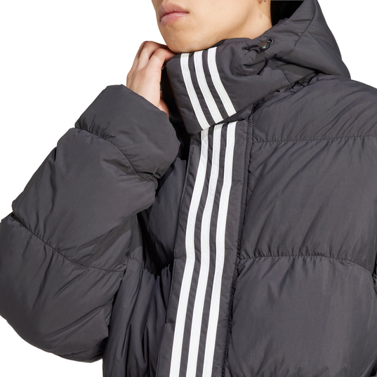 Adidas long down jacket clearance