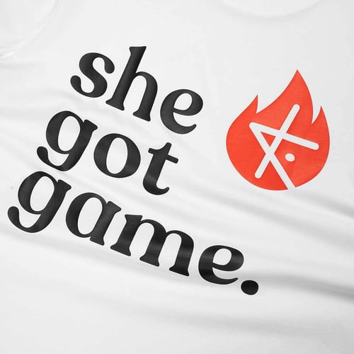 Kickz She Got Game GIULIA Camiseta de manga corta Blanco — photo 6