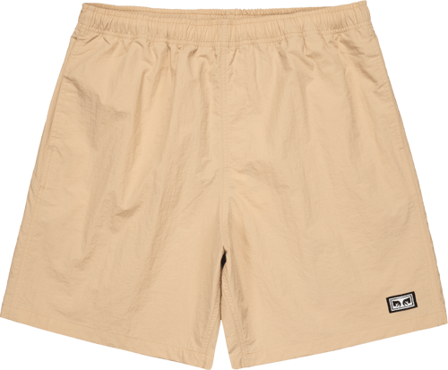 Obey Easy Eyes Nylshorts Pantalones cortos Beige