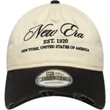 New Era Wash Distress 9Twenty Af Newera Gorra Beige