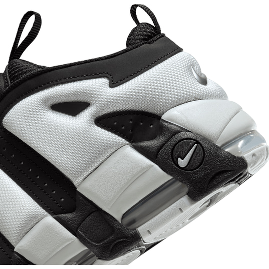 Uptempo black and white grey clearance