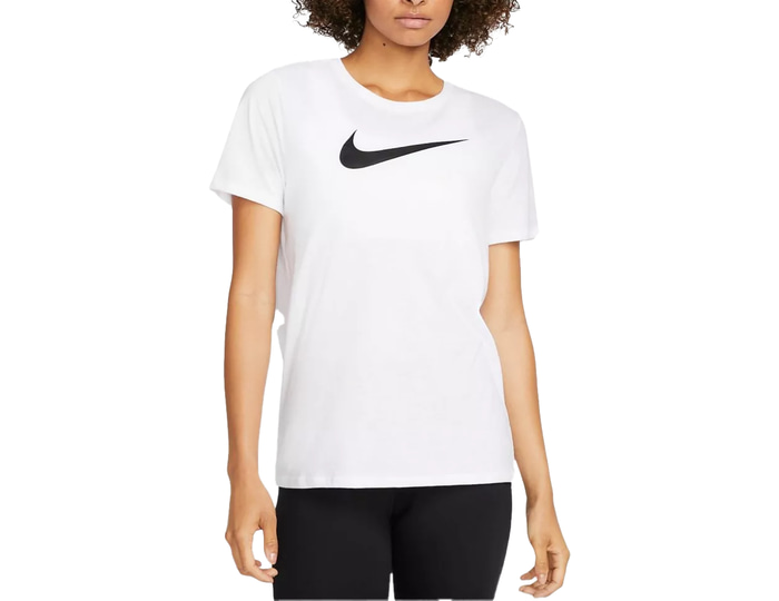 Nike Swoosh T-shirt Femmes Blanc C100